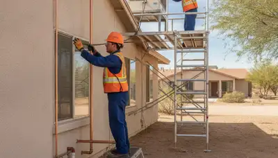 Plumbing repair technician serving Glendale, AZ for residential and commercial leak fixes