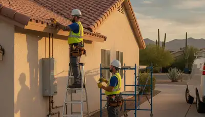 Plumbing repair technician in Glendale, AZ providing professional home plumbing service