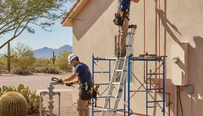 Glendale, AZ plumbing repair team providing professional leak and pipe repair services
