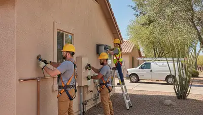 Plumber service truck in Glendale, AZ for plumbing repair and emergency plumbing service