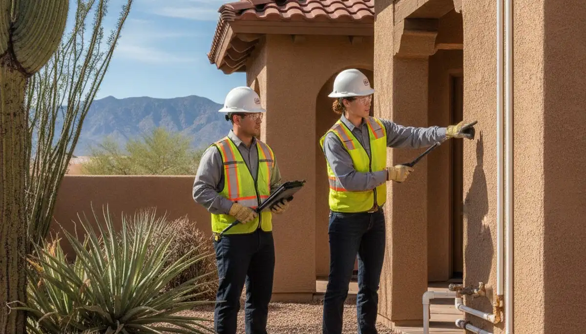Plumber repairing a leak in Glendale, AZ for a trusted local plumbing service