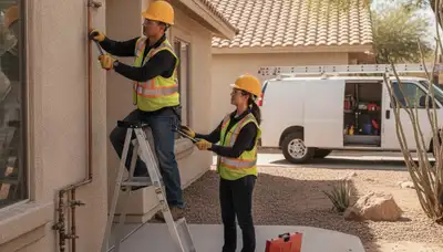 Glendale, AZ plumbing repair service team for residential and commercial pipe, leak, and drain fixes
