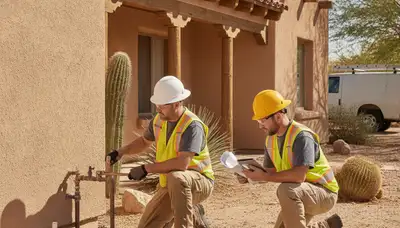 Plumber providing repair service in Glendale, AZ for local plumbing issues