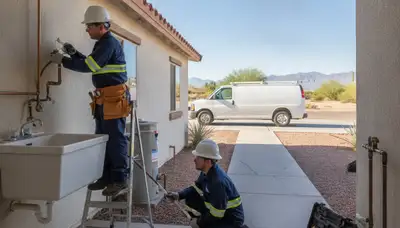 Plumber providing plumbing repair service in Glendale, AZ for residential and commercial plumbing needs