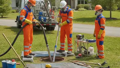 Septic tank cleaning service for Glendale, AZ homes by On Call Plumbers