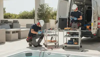 Glendale, AZ spa repair by On Call Plumbers for residential plumbing service