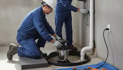 Sump pump installation service in Glendale, AZ for home flood and monsoon protection